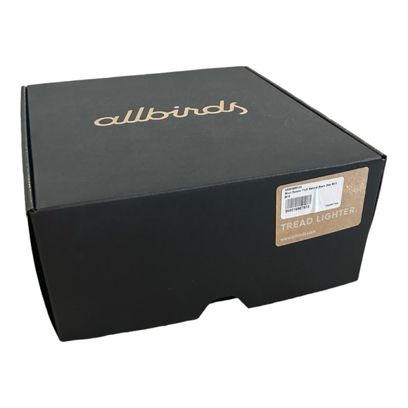 Allbirds Wool Runner Fluff Natural - Black Men’s size 10 - Picture 6 of 8